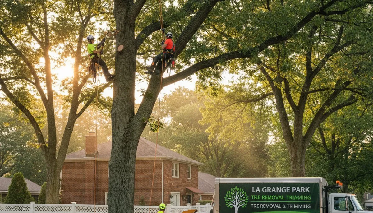 Professional tree removal service in Oak Park IL by certified arborists at Tree Services Oak Park